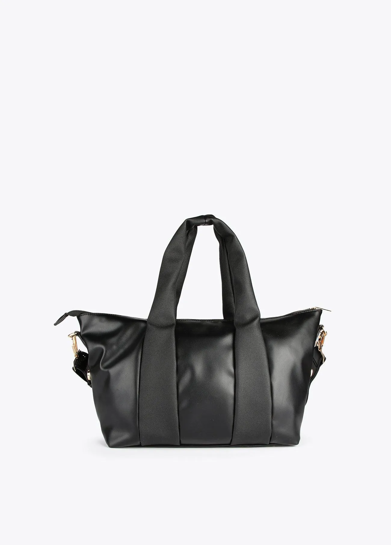Contrast textured bowling bag