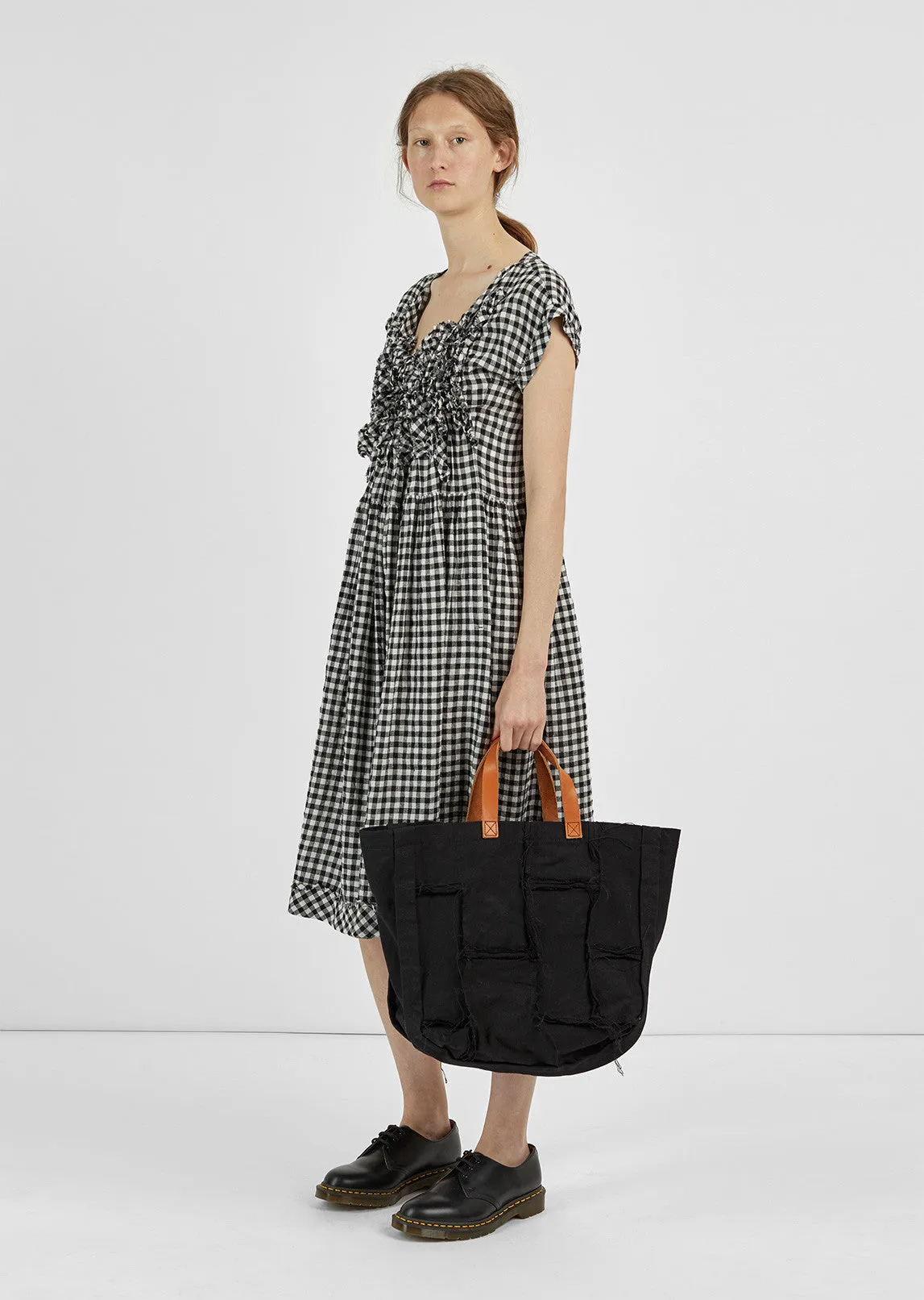 Cotton Canvas Patchwork Tote