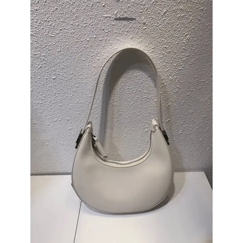 Crescent Leather Small Bag: Stylish U-Shaped Underarm Bag in 4 Colors