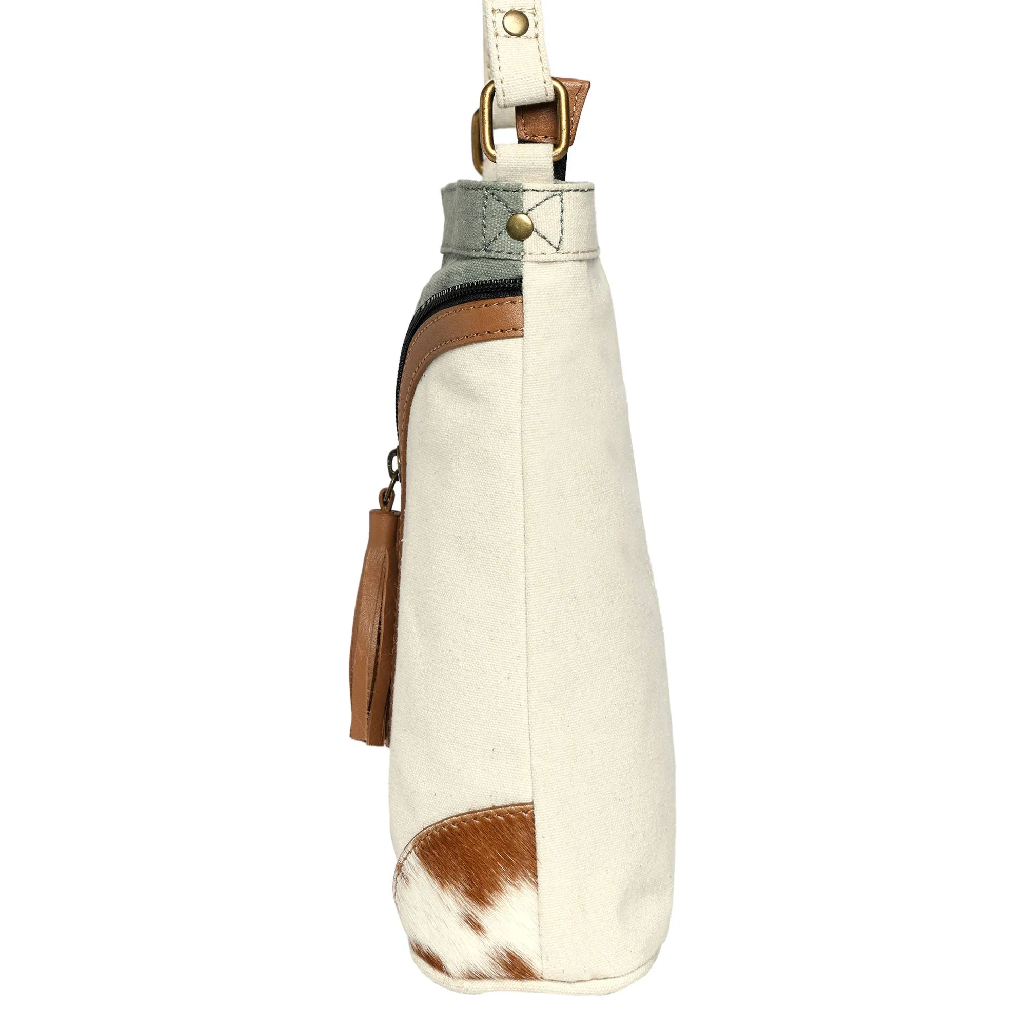 Crossbody Bag, Hair On (ORIGINAL LEATHER), India