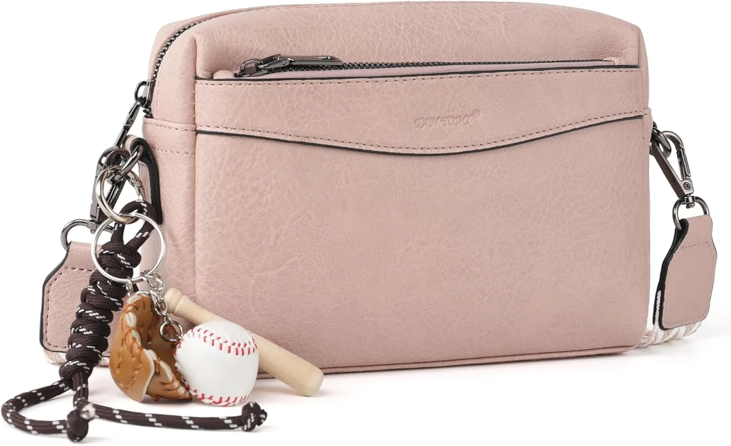 Crossbody Purses, Simple Fashion Crossbody with Removable Shoulder Strap, Multi-Pocket Crossbody Bags for Women