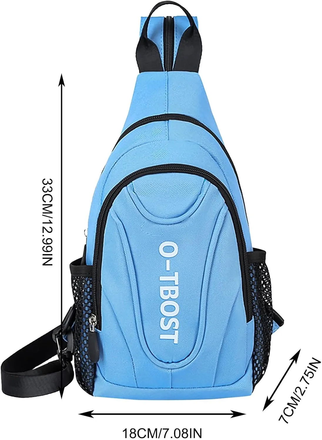 Crossbody Small Sling Backpack for Women Men Anti Theft Crossbody Bags for Women Stylish Versatile Bag(A)