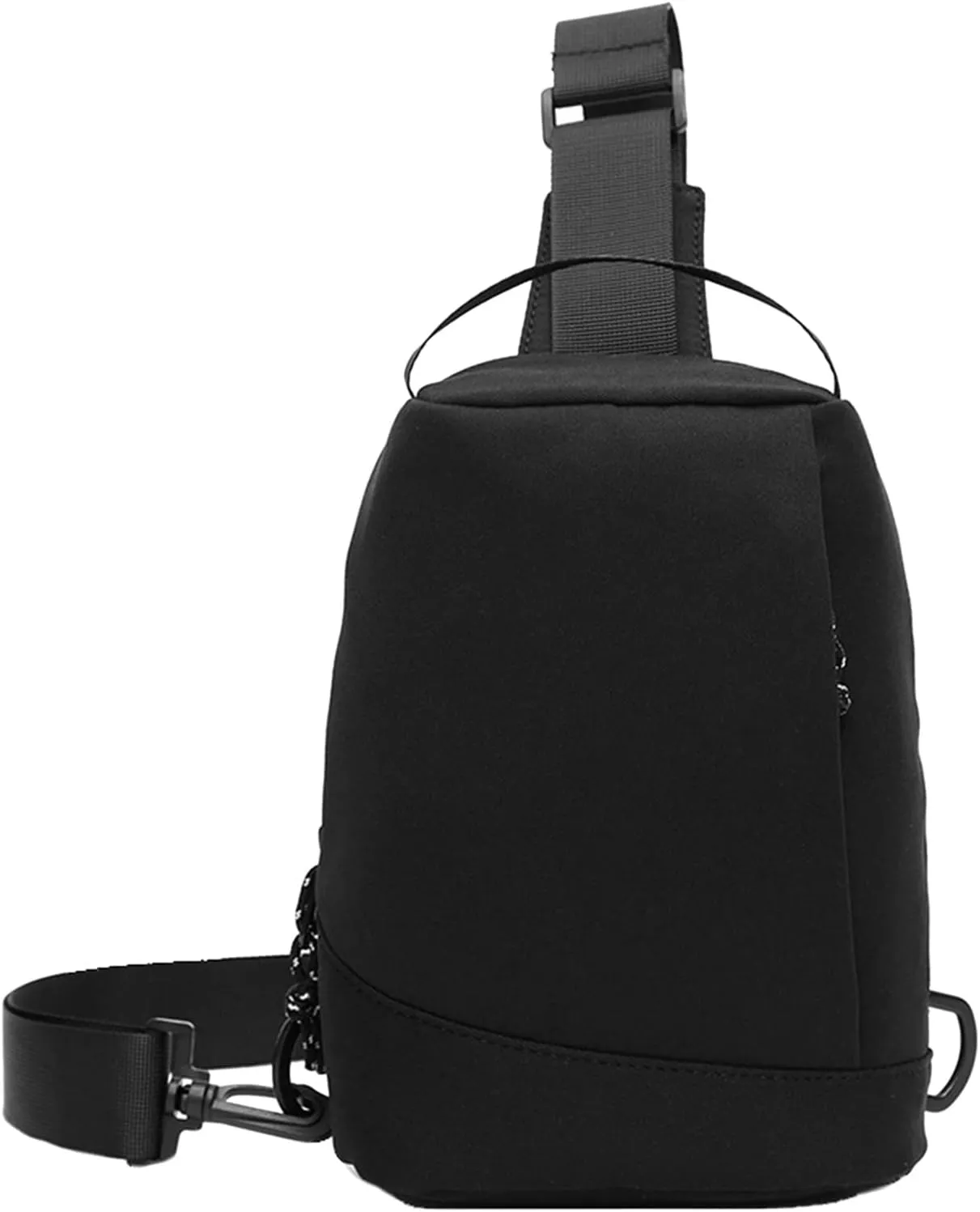 Crossbody Small Sling Backpack for Women Men Anti Theft Small Sling Bags for Women Stylish Versatile Bag(Black)