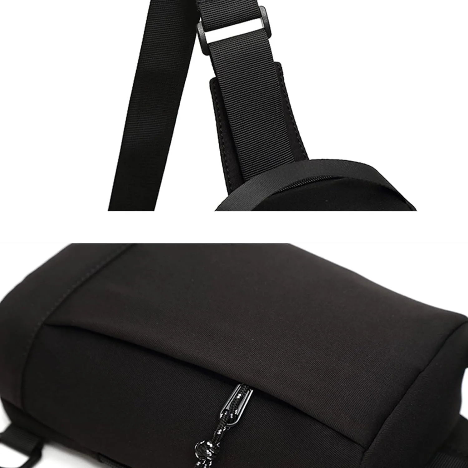 Crossbody Small Sling Backpack for Women Men Anti Theft Small Sling Bags for Women Stylish Versatile Bag(Black)