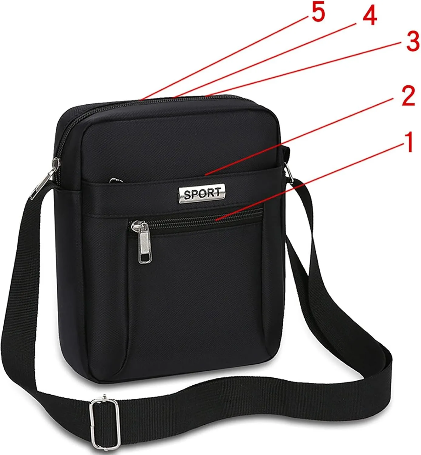 Crossbody Small Sling Backpack for Women Men Single Shoulder Bags with Adjustable Strap Mens Everyday Bag