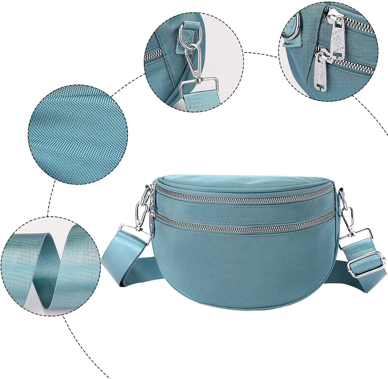 Crossbody Small Sling Backpack for Women Men Single Shoulder Bags with Adjustable Strap Womens Trendy Cute Bag(BU2)