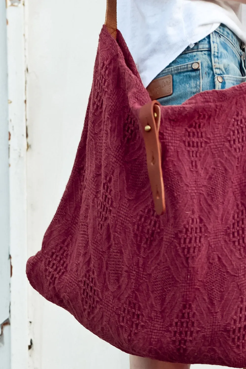 Crossbody Tapestry Tote