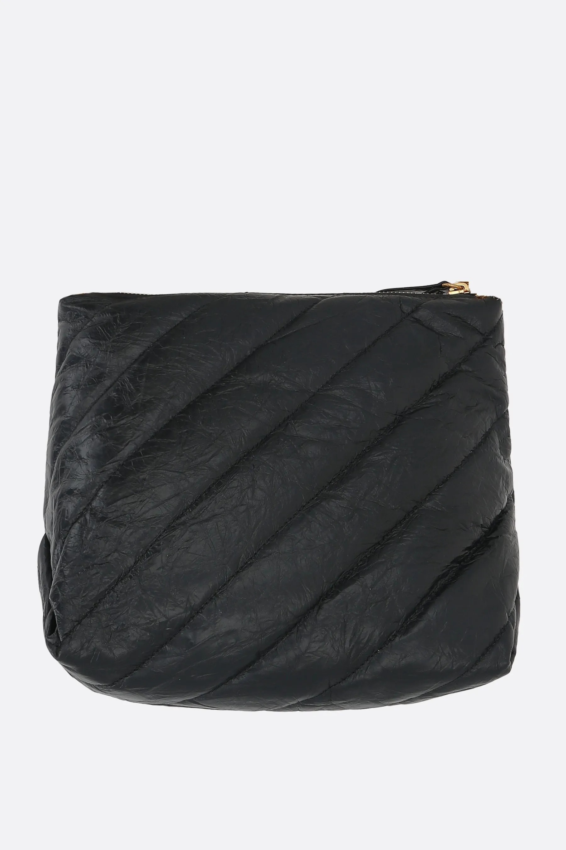 Crush Small Quilted Leather Hobo Bag