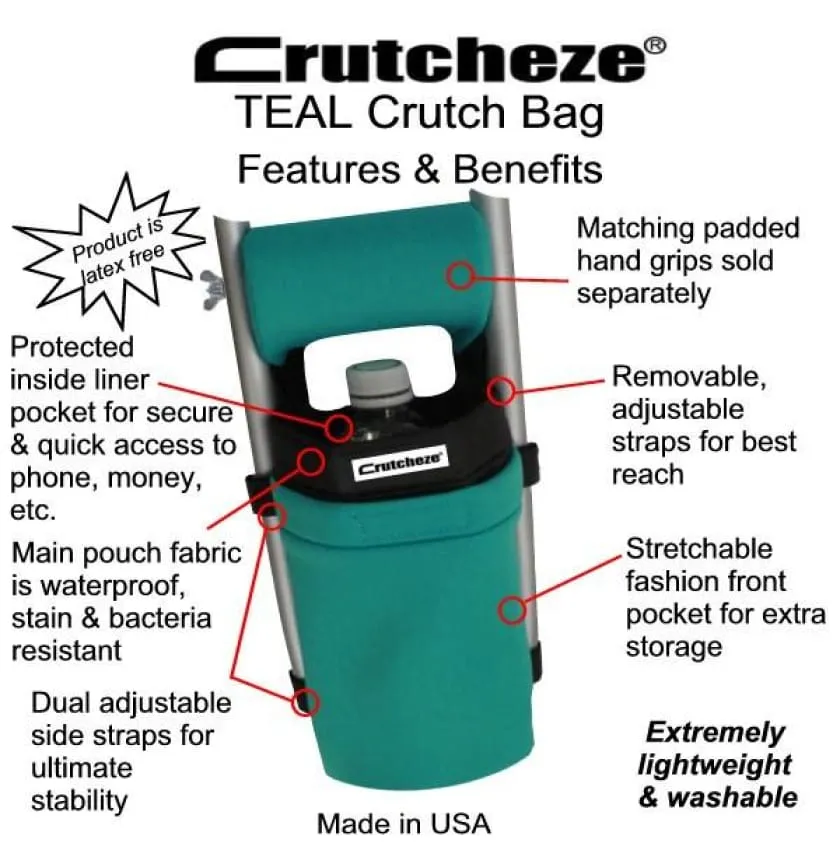 CRUTCHEZE CRUTCH BAG - TEAL