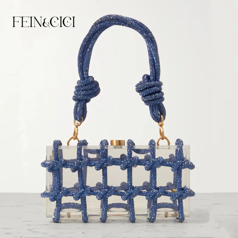 Crystal-Embellished Clutch