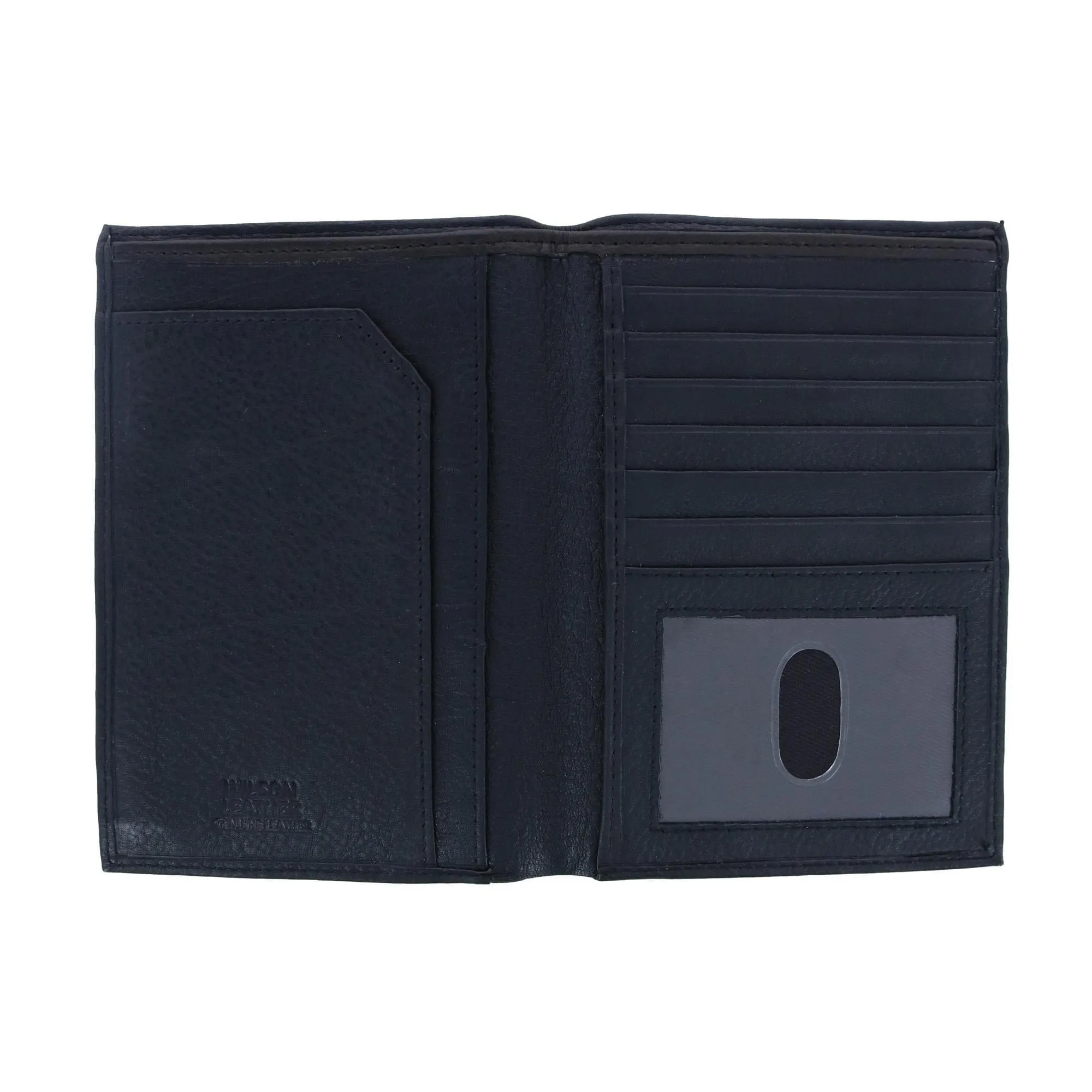 CTM® Men's Leather Hipster Wallet