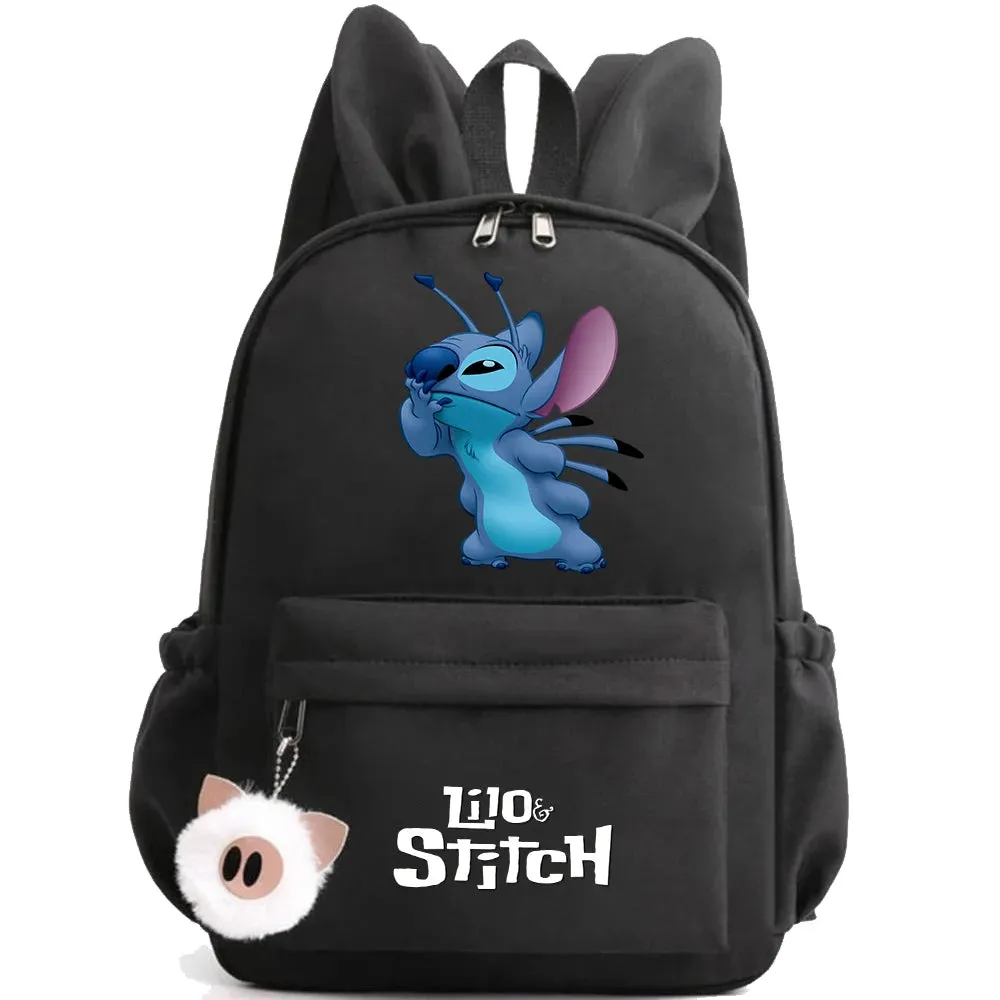 Cute Disney Lilo Stitch Backpack - Kids School Bag