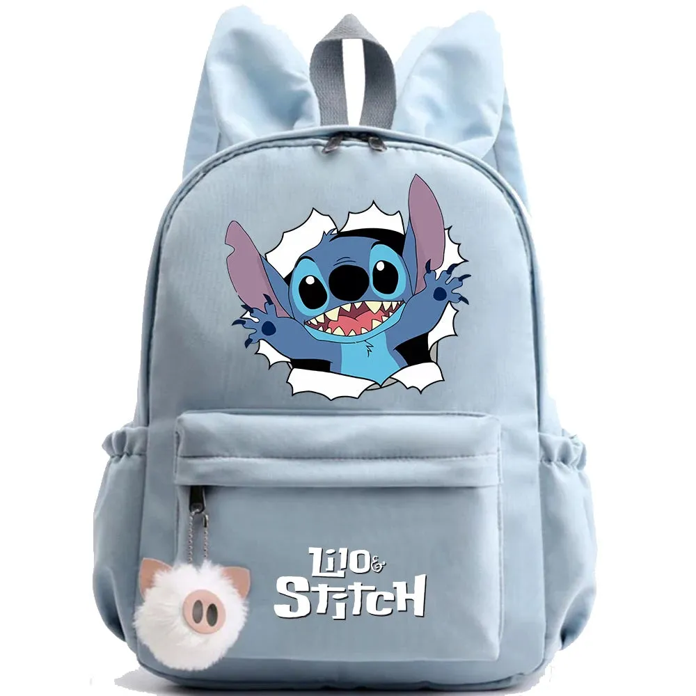 Cute Disney Lilo Stitch Backpack - Kids School Bag