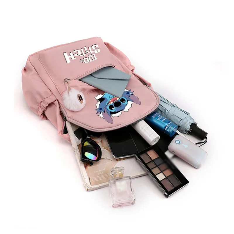 Cute Disney Lilo Stitch Backpack - Kids School Bag