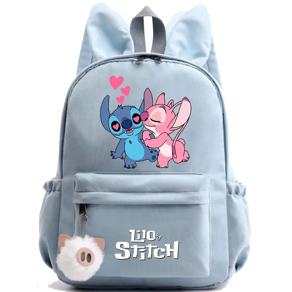 Cute Disney Lilo Stitch Backpack - Kids School Bag