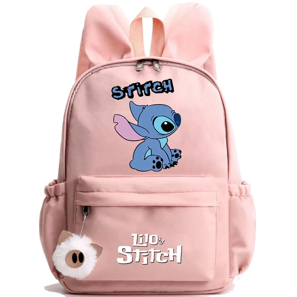 Cute Disney Lilo Stitch Backpack - Kids School Bag