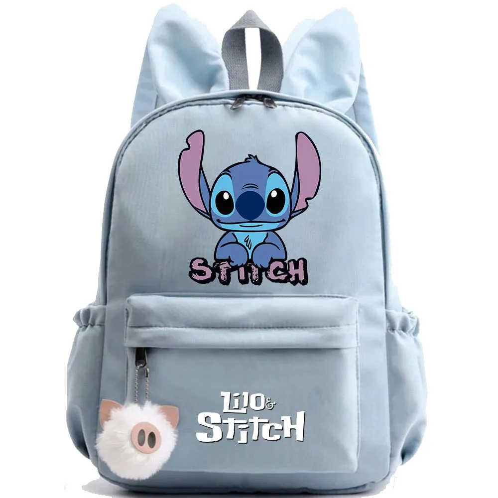 Cute Disney Lilo Stitch Backpack - Kids School Bag