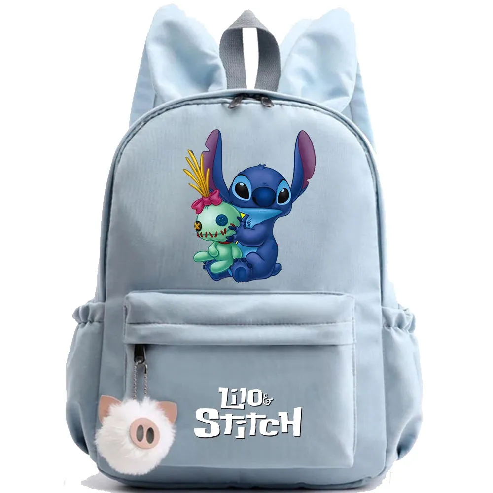 Cute Disney Lilo Stitch Backpack - Kids School Bag