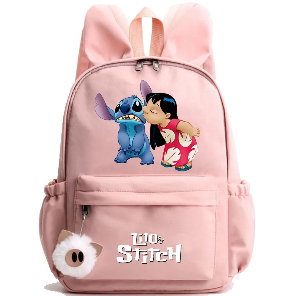 Cute Disney Lilo Stitch Backpack - Kids School Bag