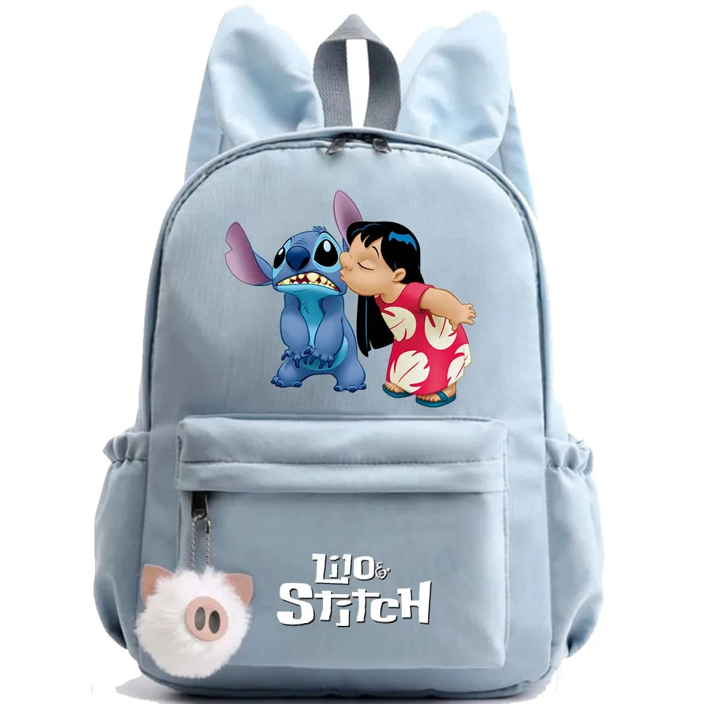 Cute Disney Lilo Stitch Backpack - Kids School Bag