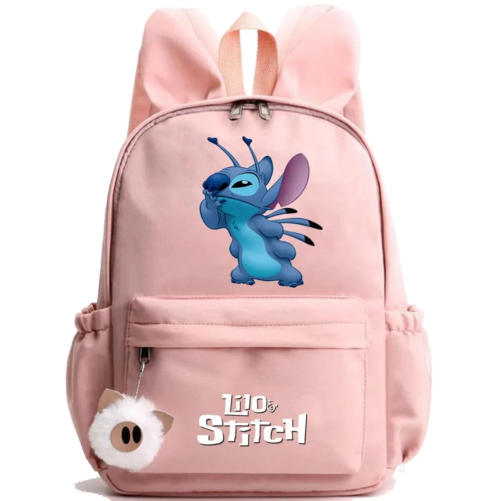 Cute Disney Lilo Stitch Backpack - Kids School Bag