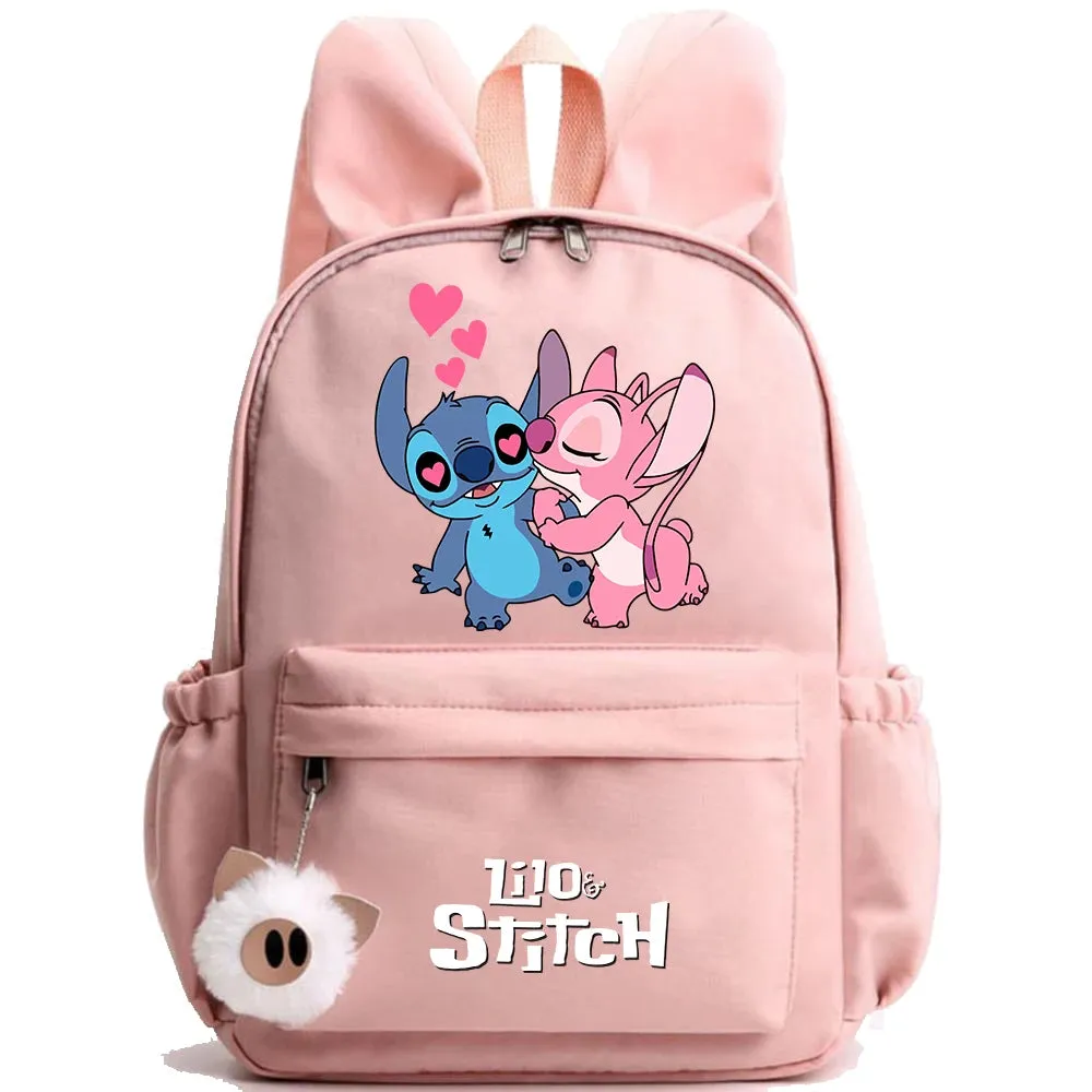 Cute Disney Lilo Stitch Backpack - Kids School Bag