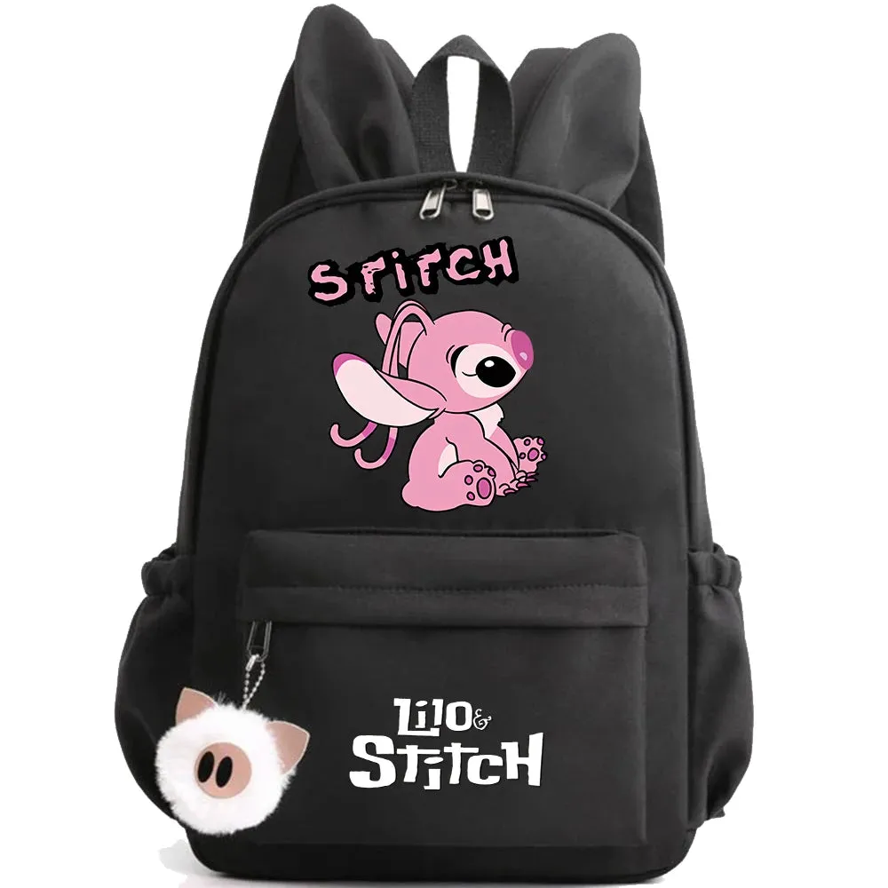 Cute Disney Lilo Stitch Backpack - Kids School Bag