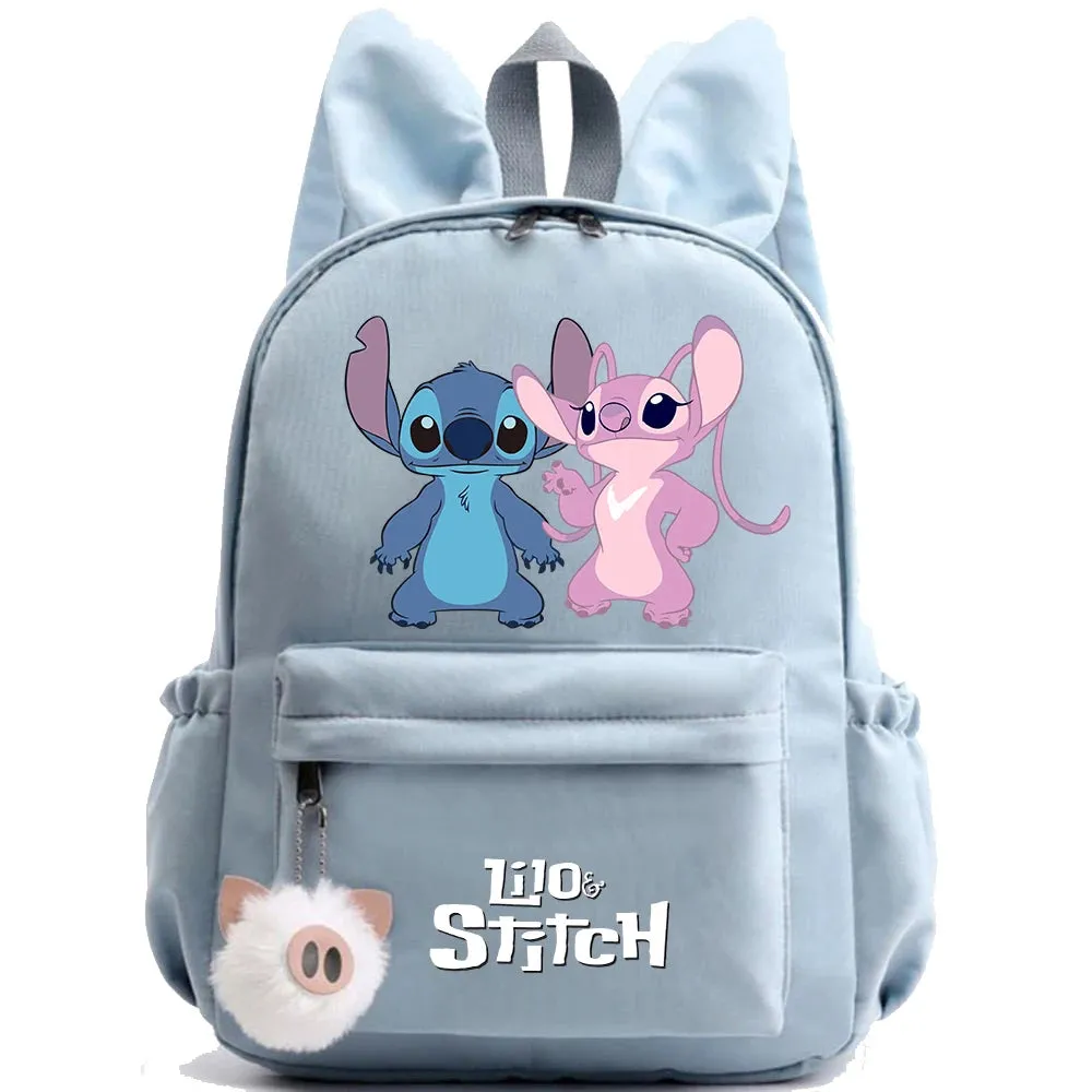 Cute Disney Lilo Stitch Backpack - Kids School Bag