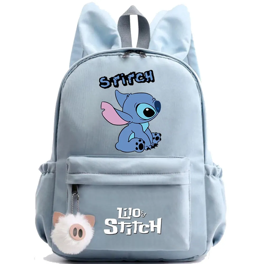Cute Disney Lilo Stitch Backpack - Kids School Bag