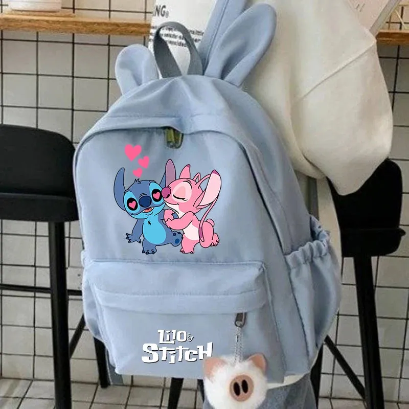 Cute Disney Lilo Stitch Backpack - Kids School Bag