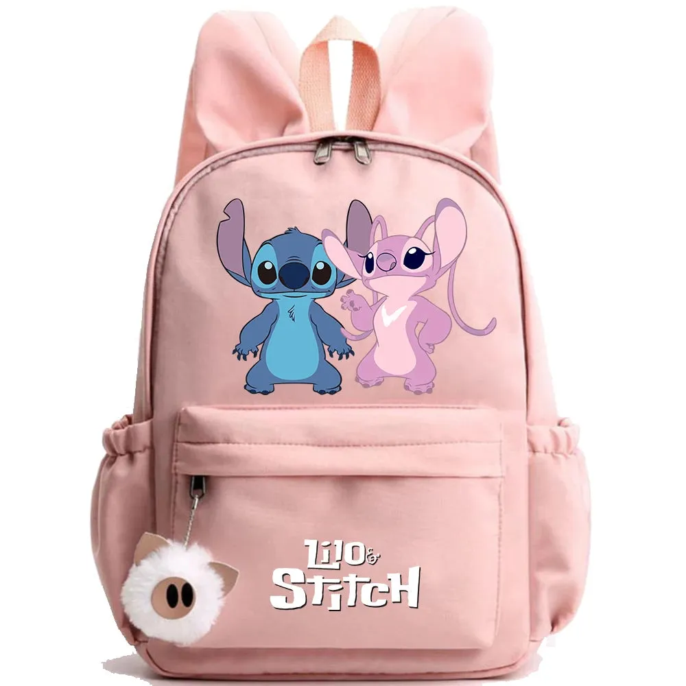 Cute Disney Lilo Stitch Backpack - Kids School Bag