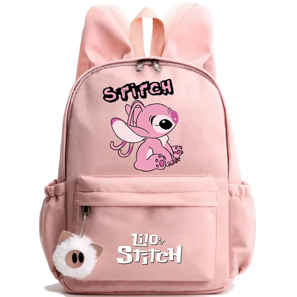 Cute Disney Lilo Stitch Backpack - Kids School Bag