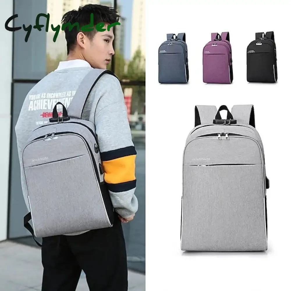 Cyflymder Multifunctional Waterproof USB Charging Business Laptop Backpack Men and Women Travel Anti-theft Backpack School Backpack, Back to School Gift
