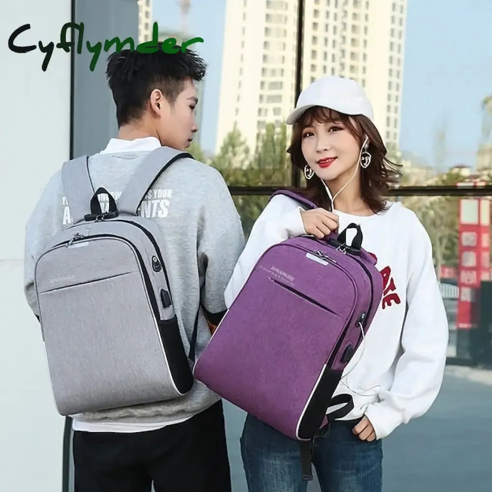Cyflymder Multifunctional Waterproof USB Charging Business Laptop Backpack Men and Women Travel Anti-theft Backpack School Backpack, Back to School Gift