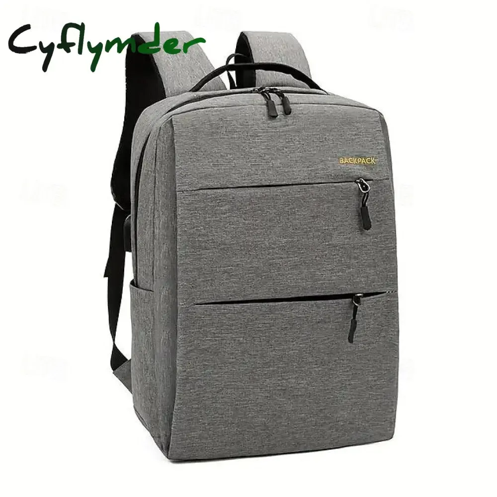 Cyflymder School Backpack Set Business Backpack Casual Bags Computer Backpacks Back to College Gifts Grey