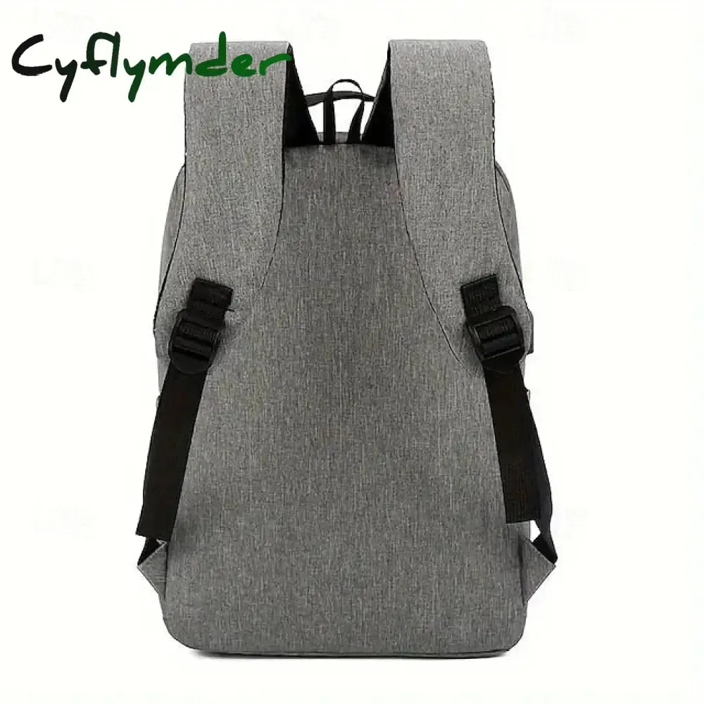 Cyflymder School Backpack Set Business Backpack Casual Bags Computer Backpacks Back to College Gifts Grey