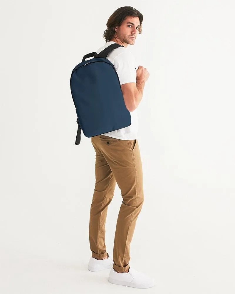 Dark Blue Waterproof Backpack | Dark Pastel Blue | C60M30Y0K80