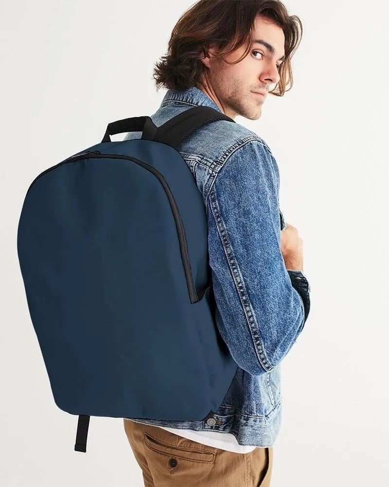 Dark Blue Waterproof Backpack | Dark Pastel Blue | C60M30Y0K80