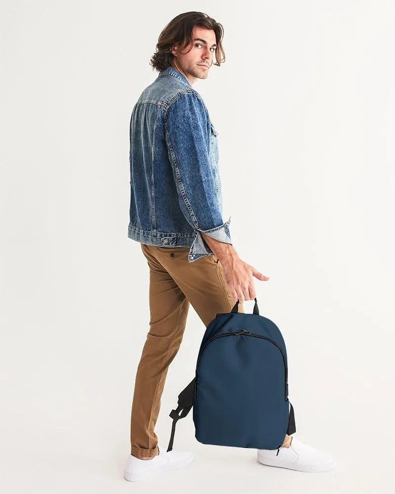 Dark Blue Waterproof Backpack | Dark Pastel Blue | C60M30Y0K80