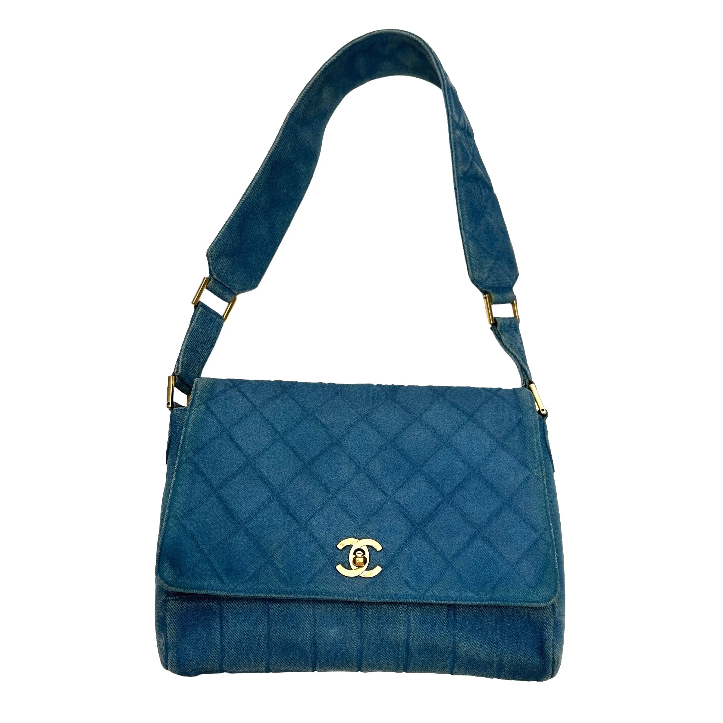 Denim Blue Vintage Bag