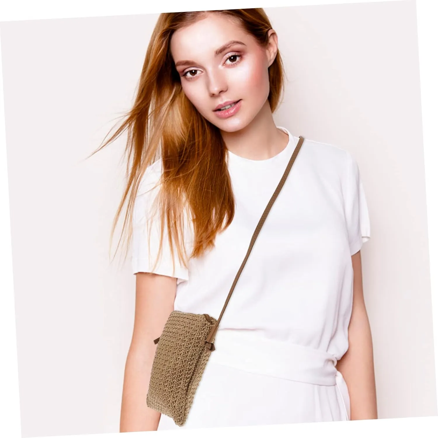 Diagonal Straw Bag Small Black Crossbody Purse Woven Purses for Women Black Purse for Women Shoulder