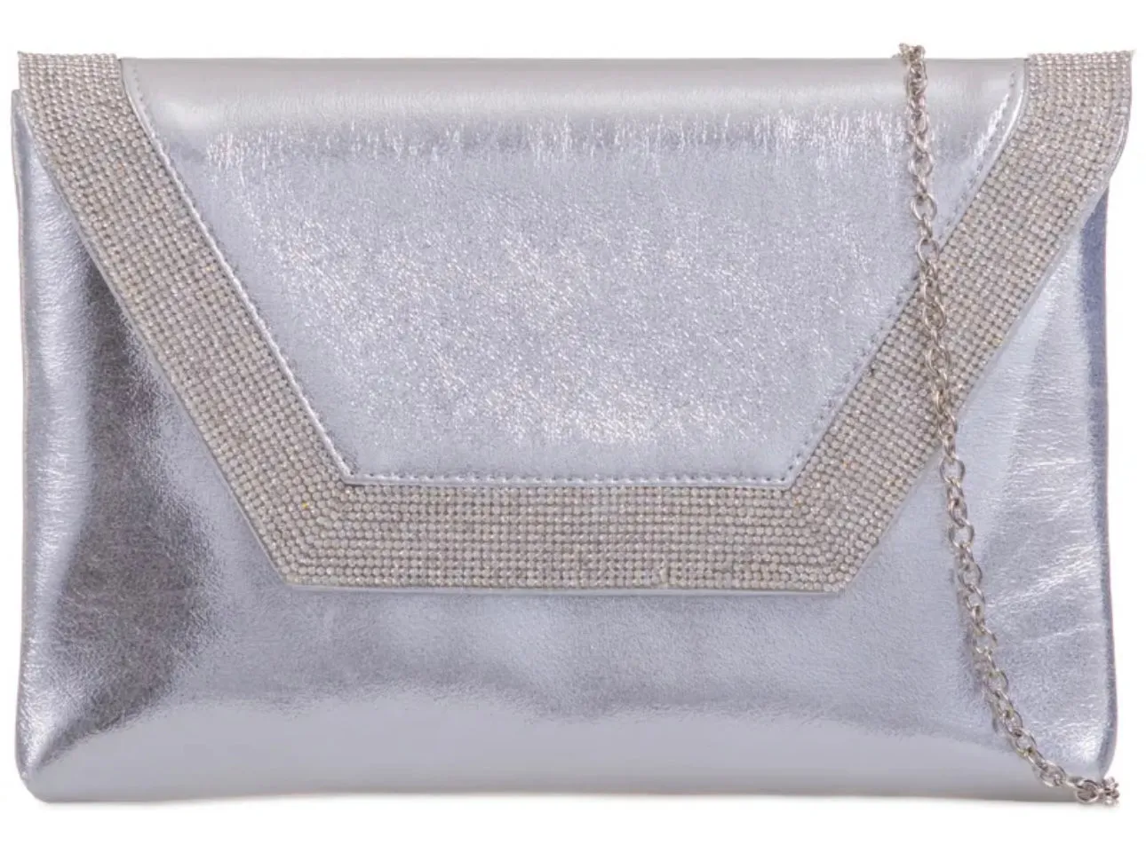 Diamante Trim Clutch Bag