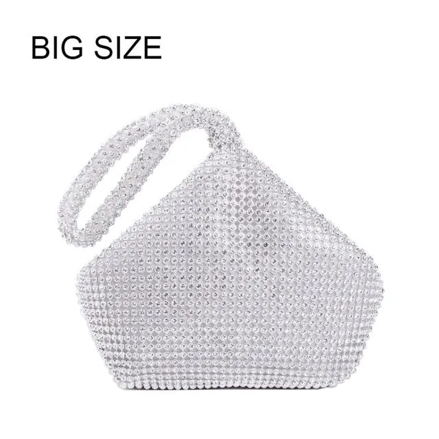 Diamonds Rhinestone Shoulder Bags