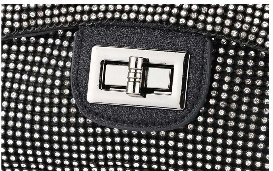 Diamonds Rhinestone Shoulder Bags