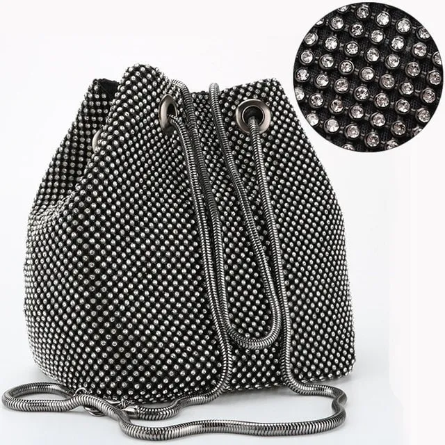 Diamonds Rhinestone Shoulder Bags