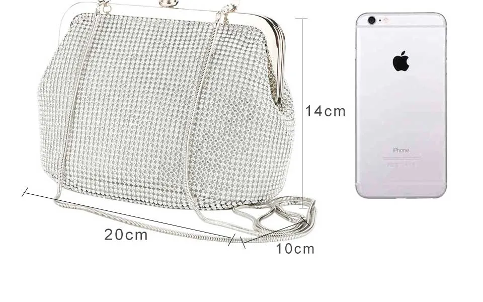 Diamonds Rhinestone Shoulder Bags