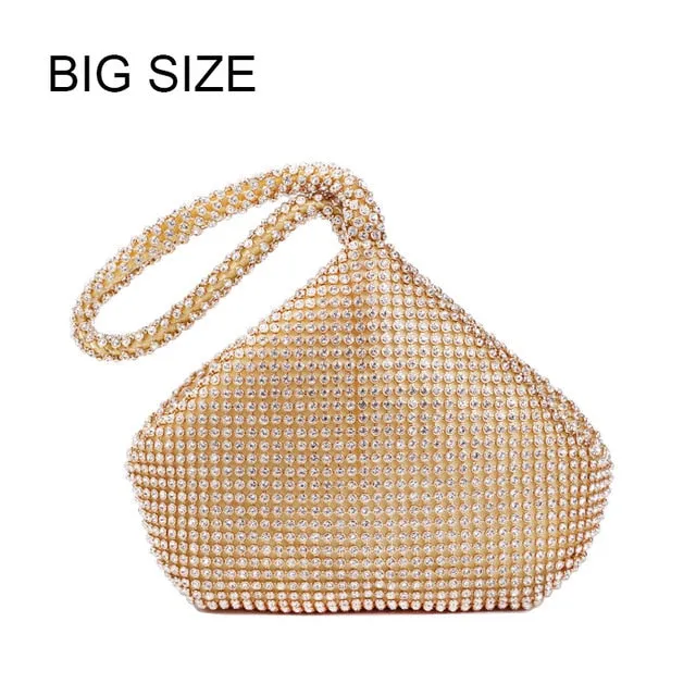 Diamonds Rhinestone Shoulder Bags