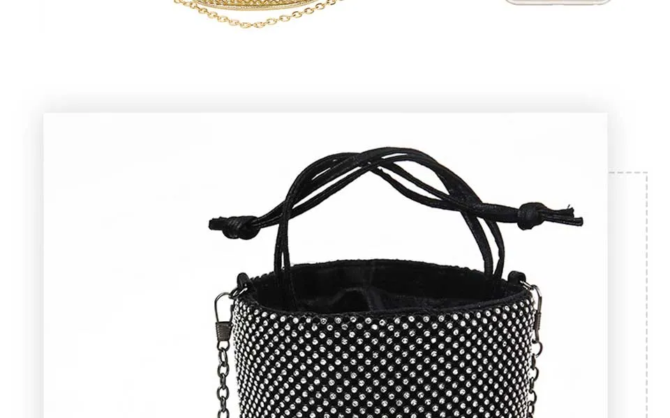 Diamonds Rhinestone Shoulder Bags