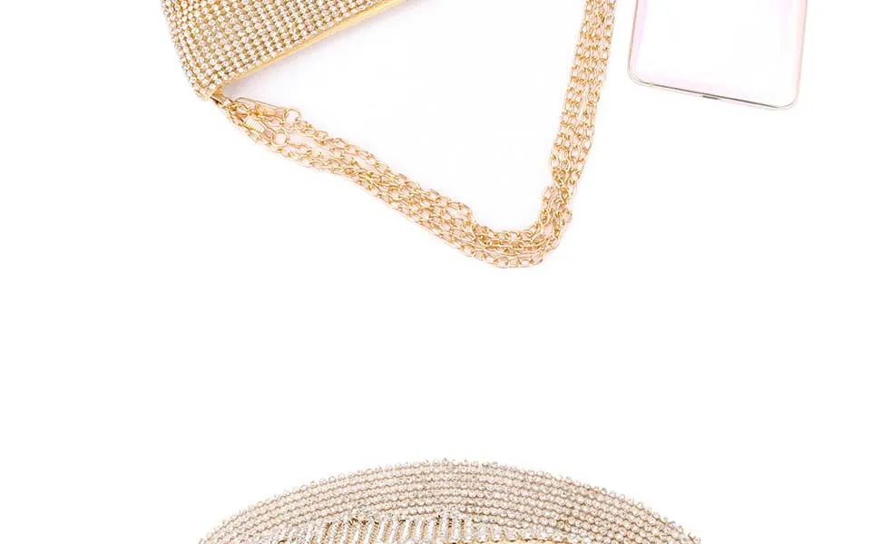 Diamonds Rhinestone Shoulder Bags