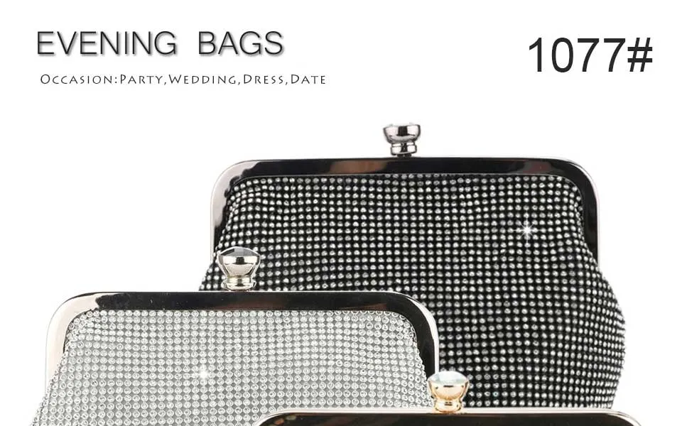 Diamonds Rhinestone Shoulder Bags
